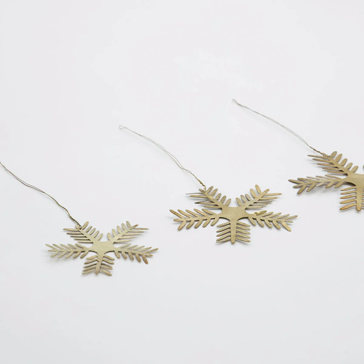 Decoração suspensa Stars Lamet, 3 un., Latão antigo House Doctor