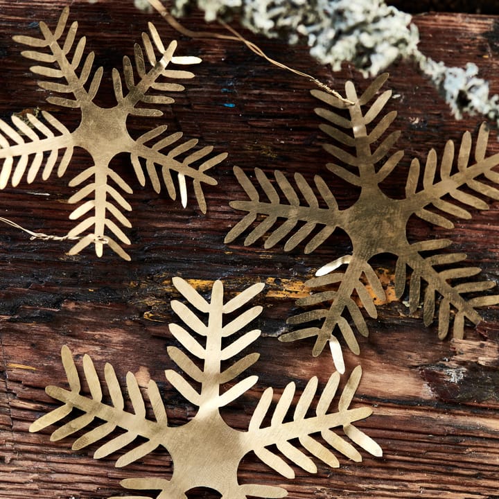 Decoração suspensa Stars Lamet, 3 un., Latão antigo House Doctor