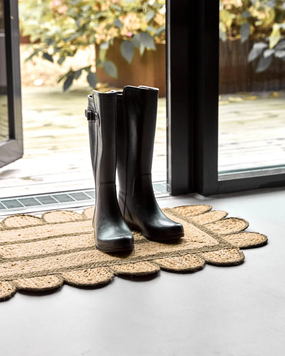 Denta tapete de entrada, Verde-natural, 60x90 cm House Doctor