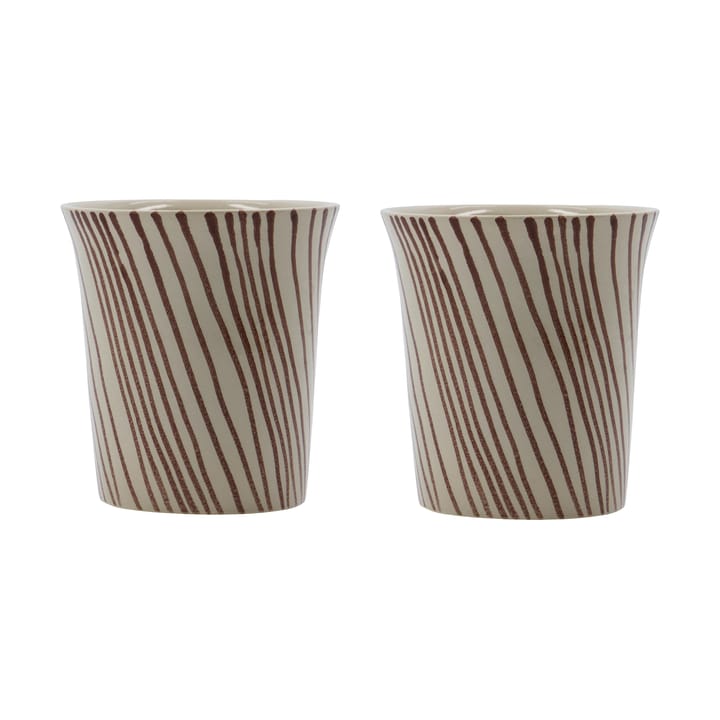 Diva caneca 25 cl 2 unidades - Castanho - House Doctor