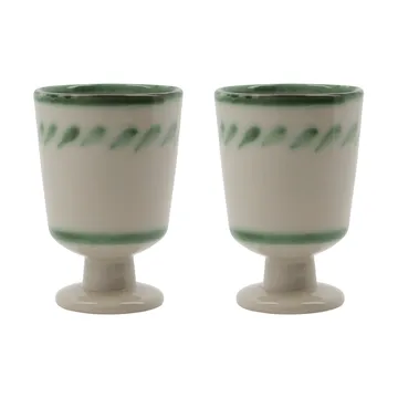 Diva caneca com pé 25 cl 2 unidades - Branco sujo-verde - House Doctor