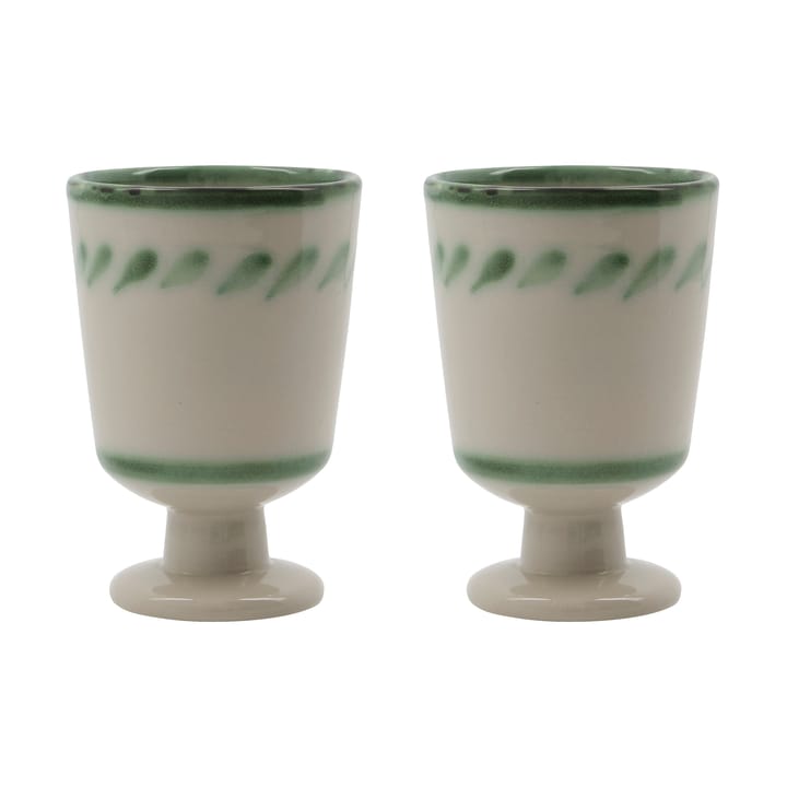 Diva caneca com pé 25 cl 2 unidades - Branco sujo-verde - House Doctor
