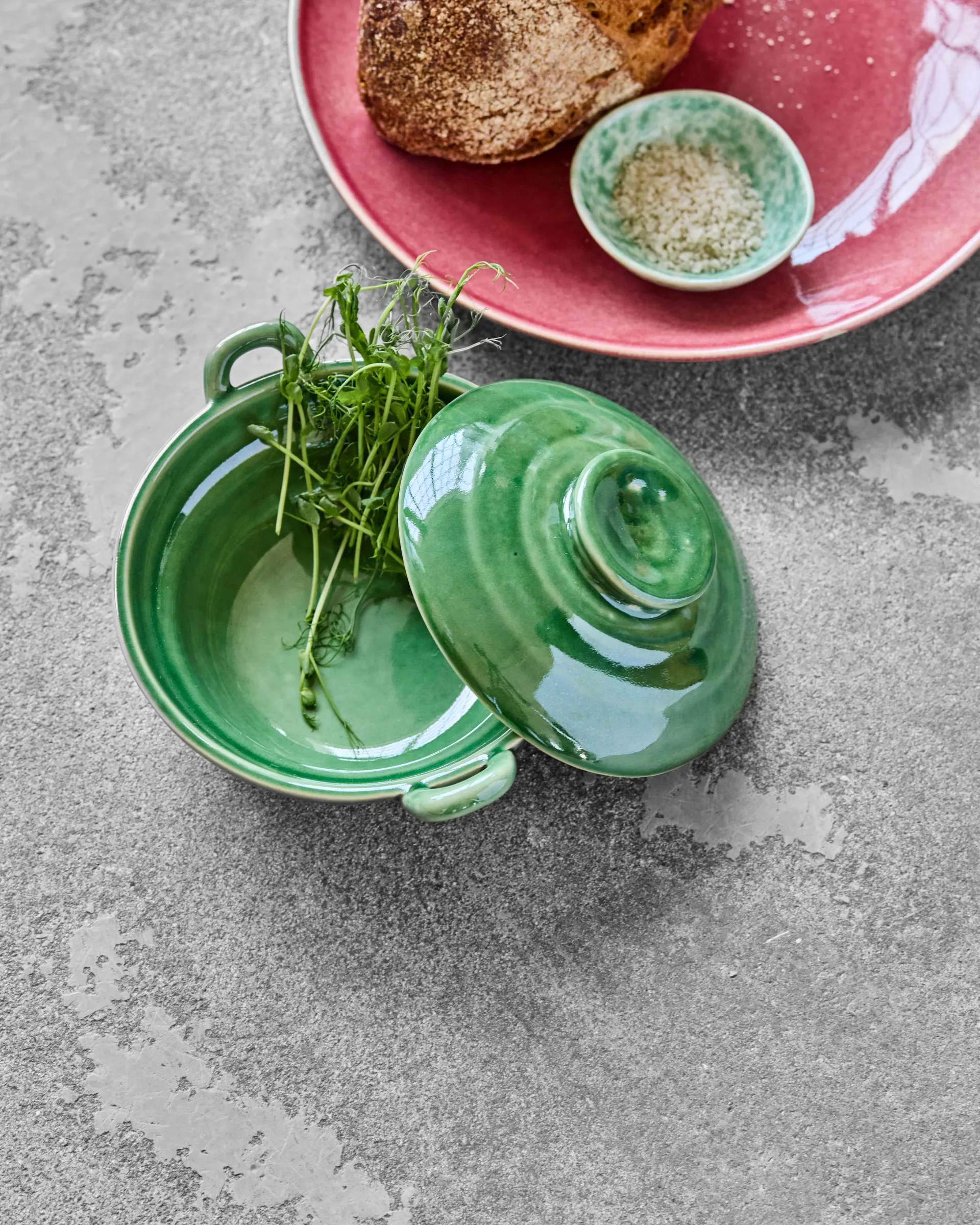 Diva frasco com tampa, Verde House Doctor