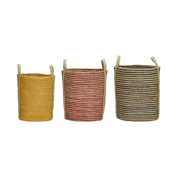 Dungi cesto de armazenamento 3 unidades - Multicolor - House Doctor