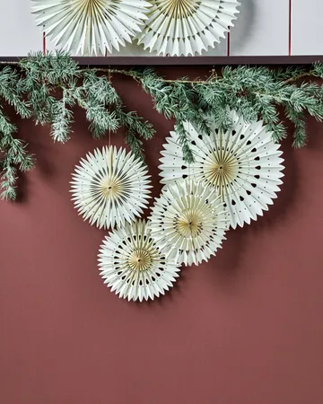 Enfeites de Natal Stelle, 3 peças - Off-White, Ø20 cm - House Doctor
