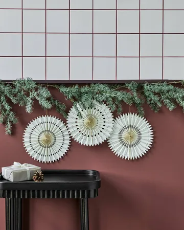 Enfeites de Natal Stelle, 3 peças - Off-White, Ø30 c, - House Doctor