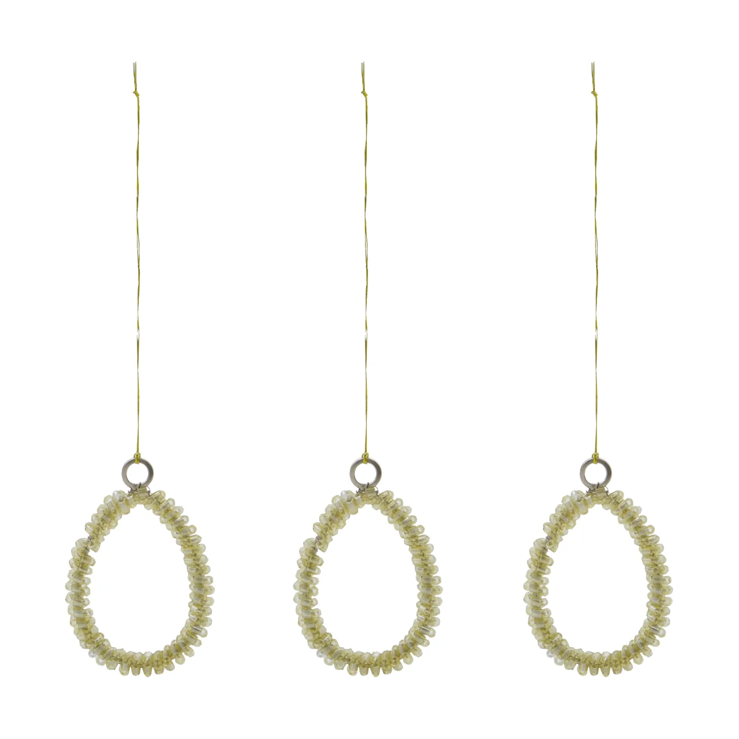 Enfeites de Páscoa Beads 3-pack, Champanhe House Doctor