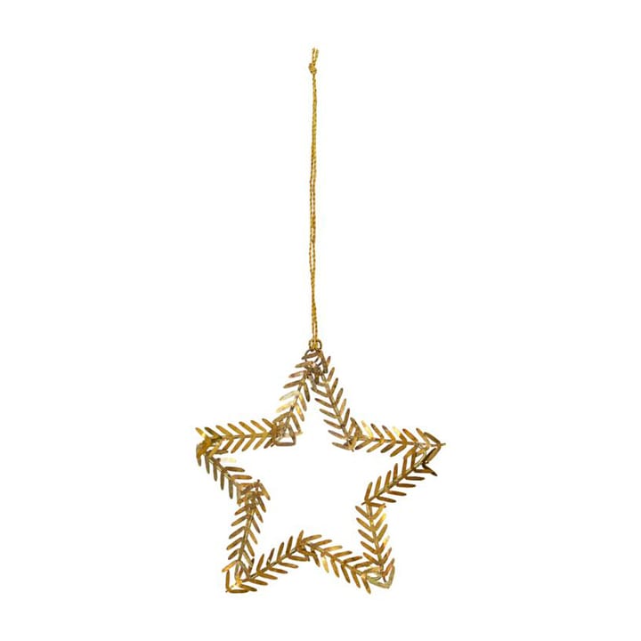 Estrela decorativa suspensa Lamet, latão House Doctor