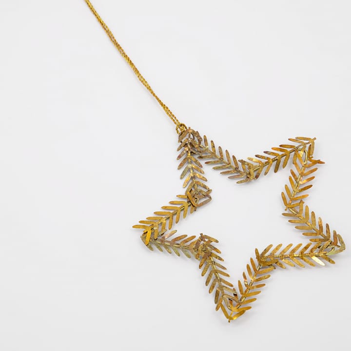 Estrela decorativa suspensa Lamet, latão House Doctor