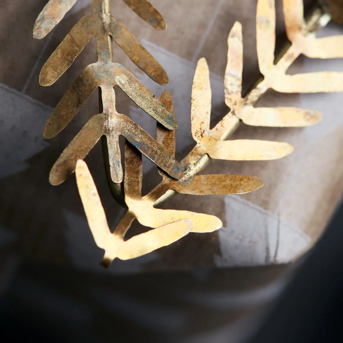 Estrela decorativa suspensa Lamet, latão House Doctor