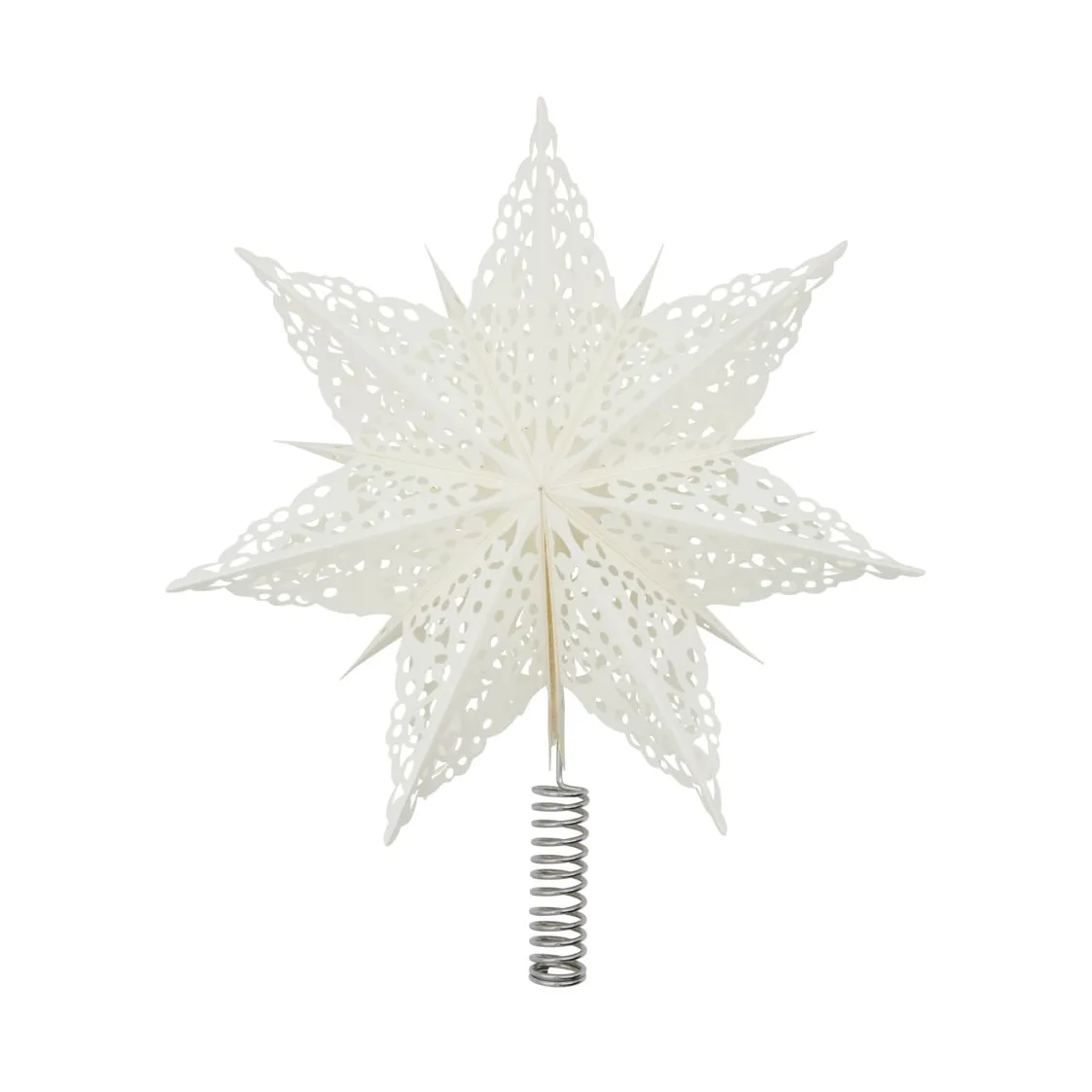 Estrela topo Clip Ø30 cm, Branco  House Doctor