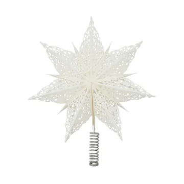 Estrela topo Clip Ø30 cm - Branco  - House Doctor