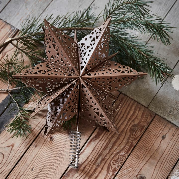 Estrela topo Clip Ø30 cm, Castanho  House Doctor
