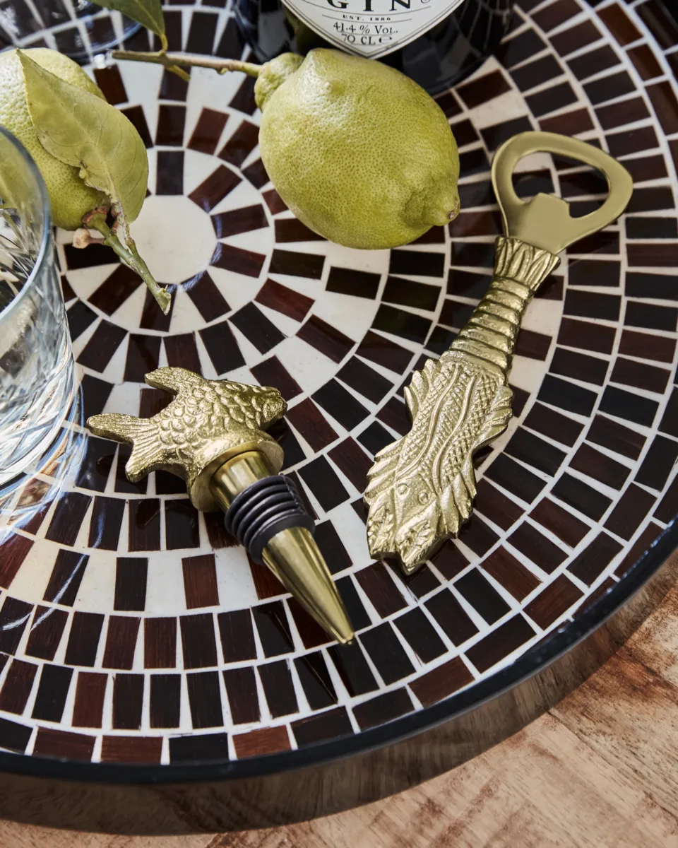 Fish conjunto de bar 2 peças, Ouro antigo House Doctor