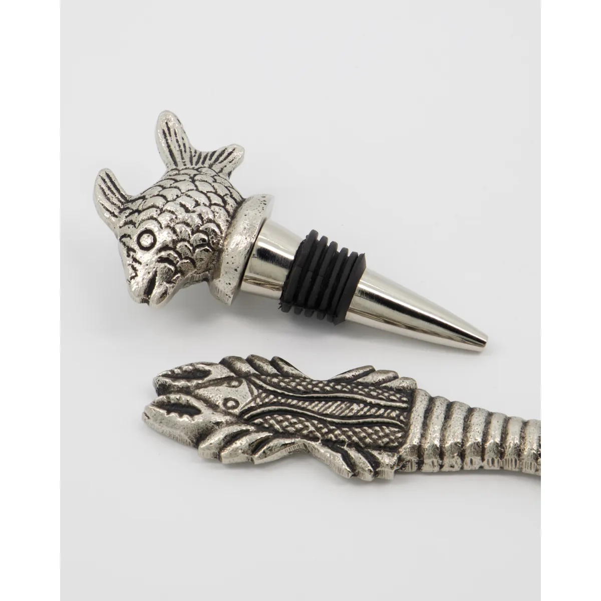 Fish conjunto de bar 2 peças, Prata antiga House Doctor