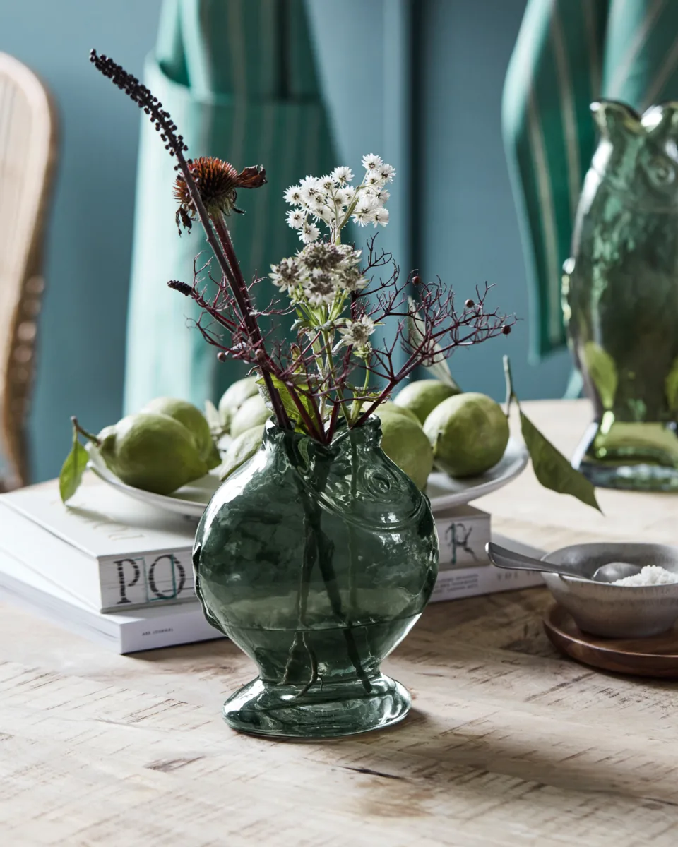 Fish vaso 17,5 cm, Cinza fumado House Doctor