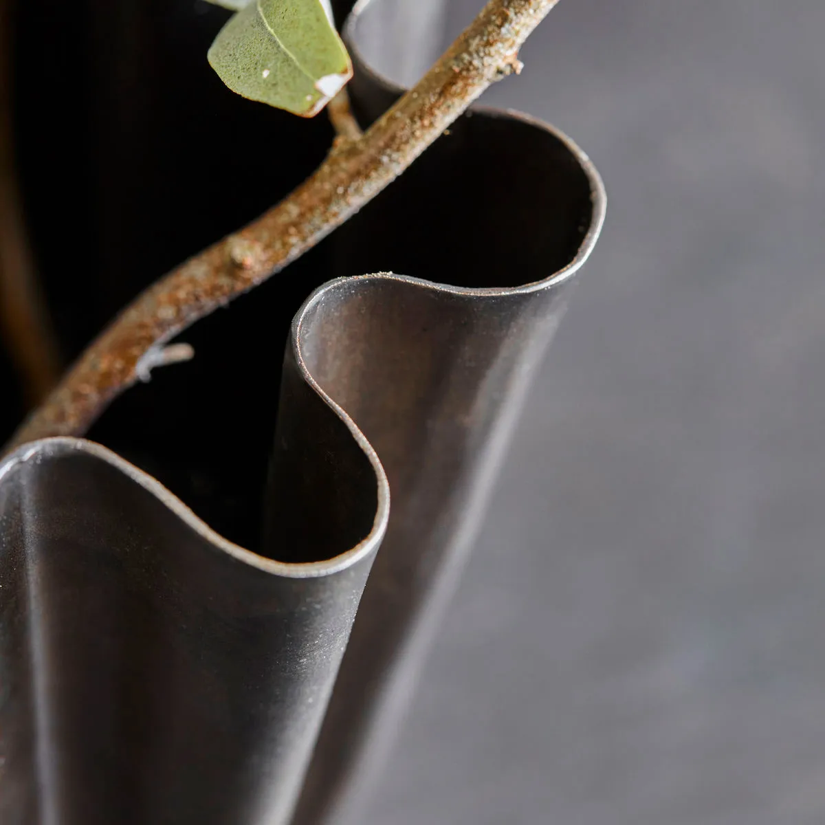 Flood vaso 13 cm, Marrom antique House Doctor