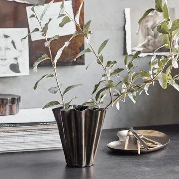 Flood vaso 13 cm - Marrom antique - House Doctor