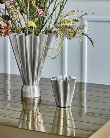 Flood vaso 13 cm - Prateado escovado - House Doctor
