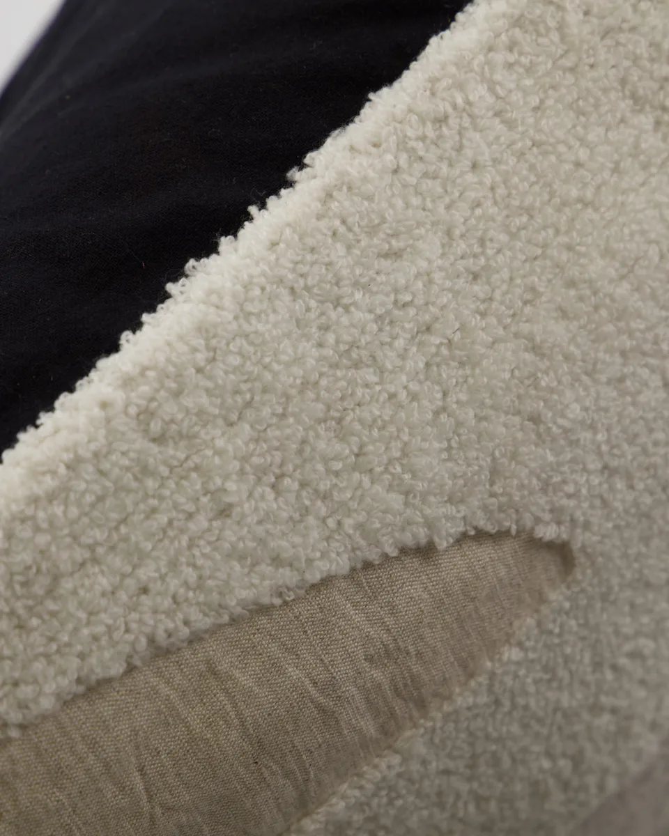 Fly capa de almofada 50x50 cm, Branco sujo House Doctor