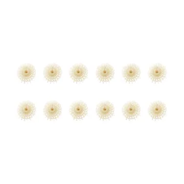 Fold estrelas de papel 12 unidades - Marfim - House Doctor