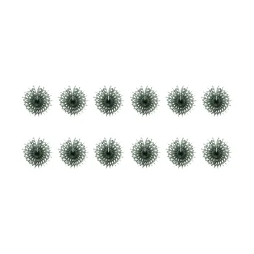 Fold estrelas de papel 12 unidades - Verde - House Doctor