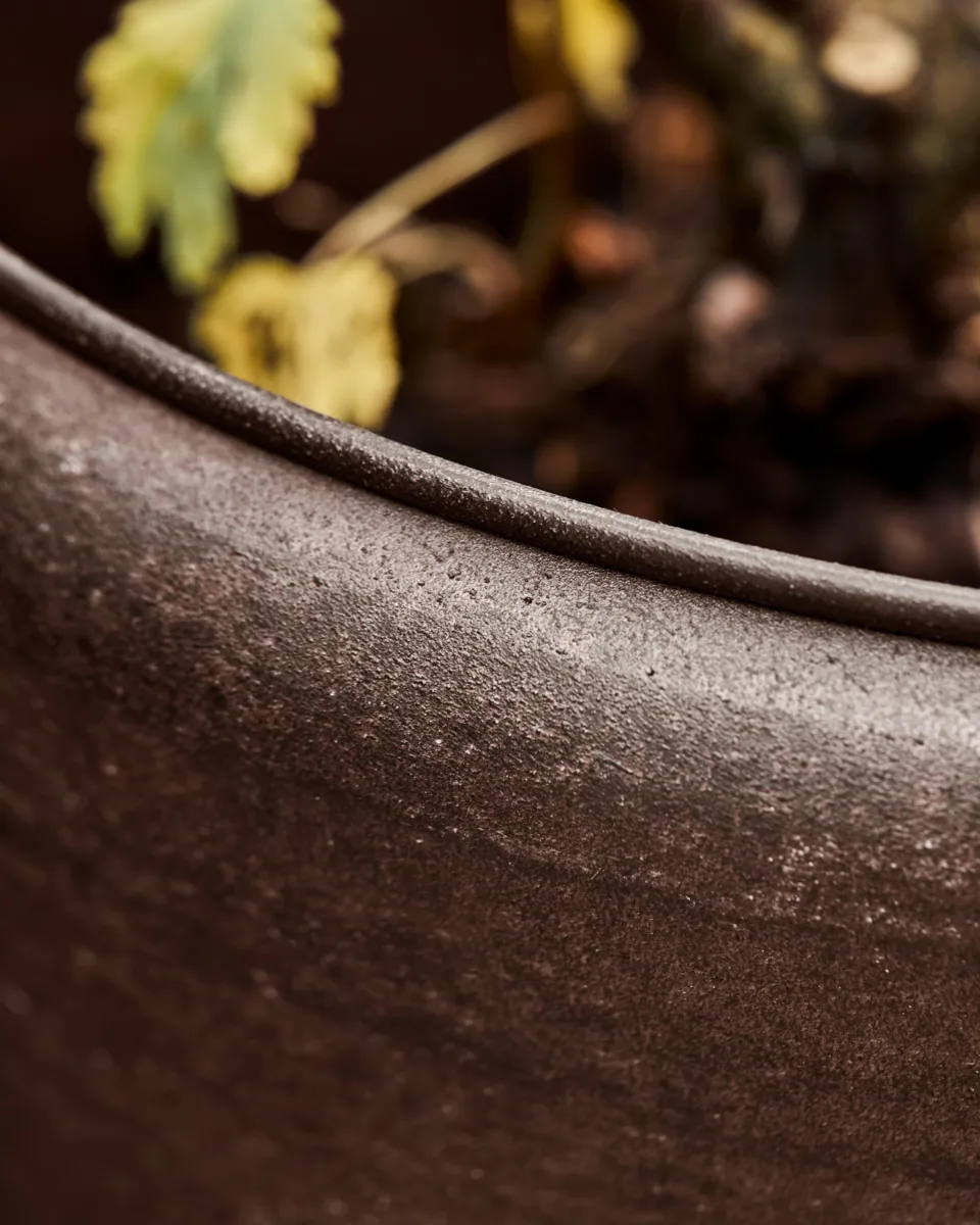 Funnel vaso 3 peças, Antigo castanho House Doctor