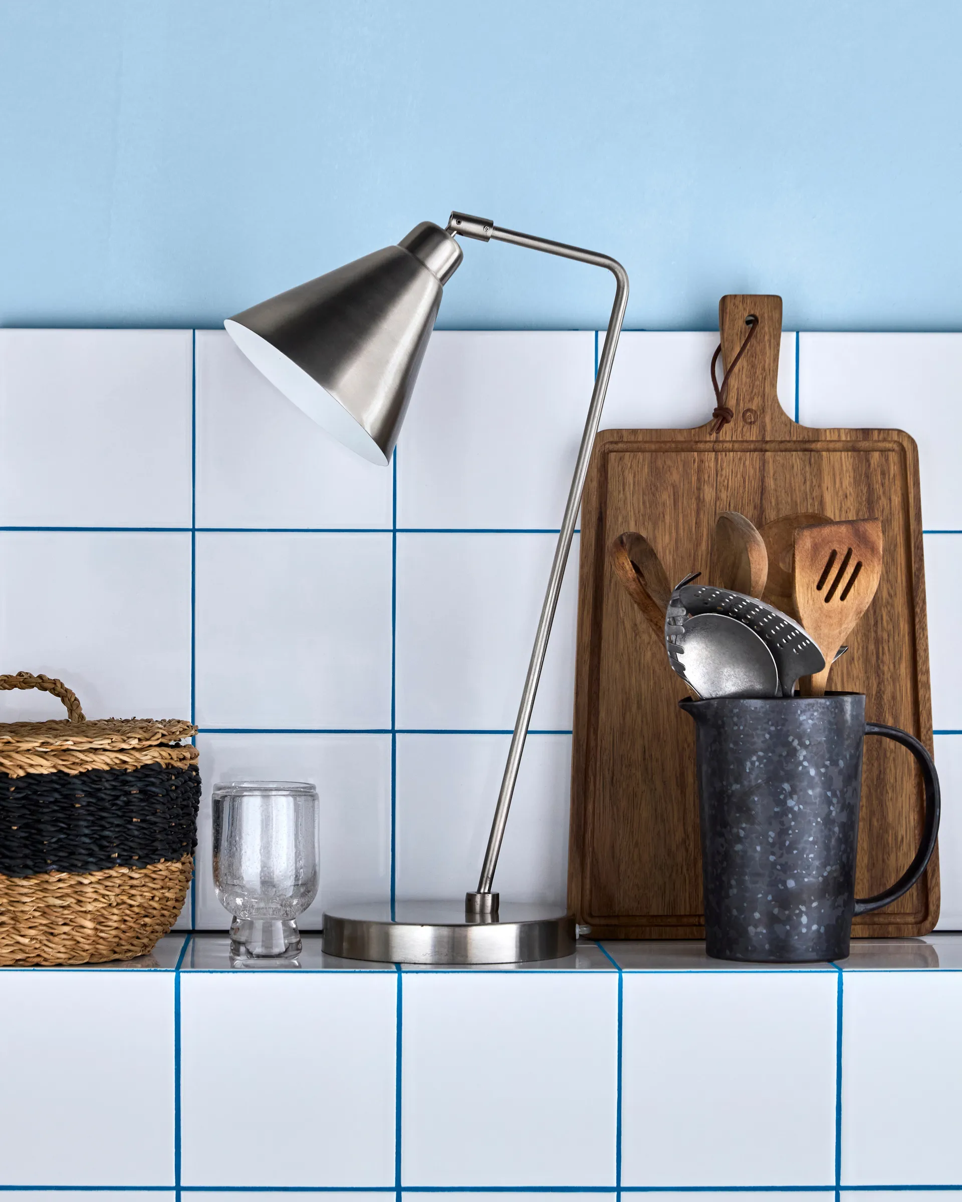 Game candeeiro de mesa, Prateado escovado House Doctor