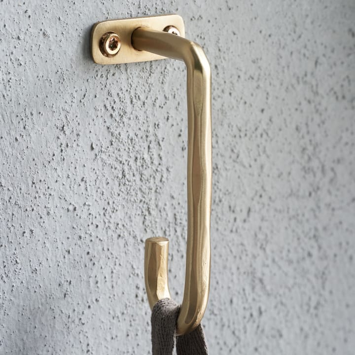 Gancho Welo 10 cm, Latão escovado House Doctor