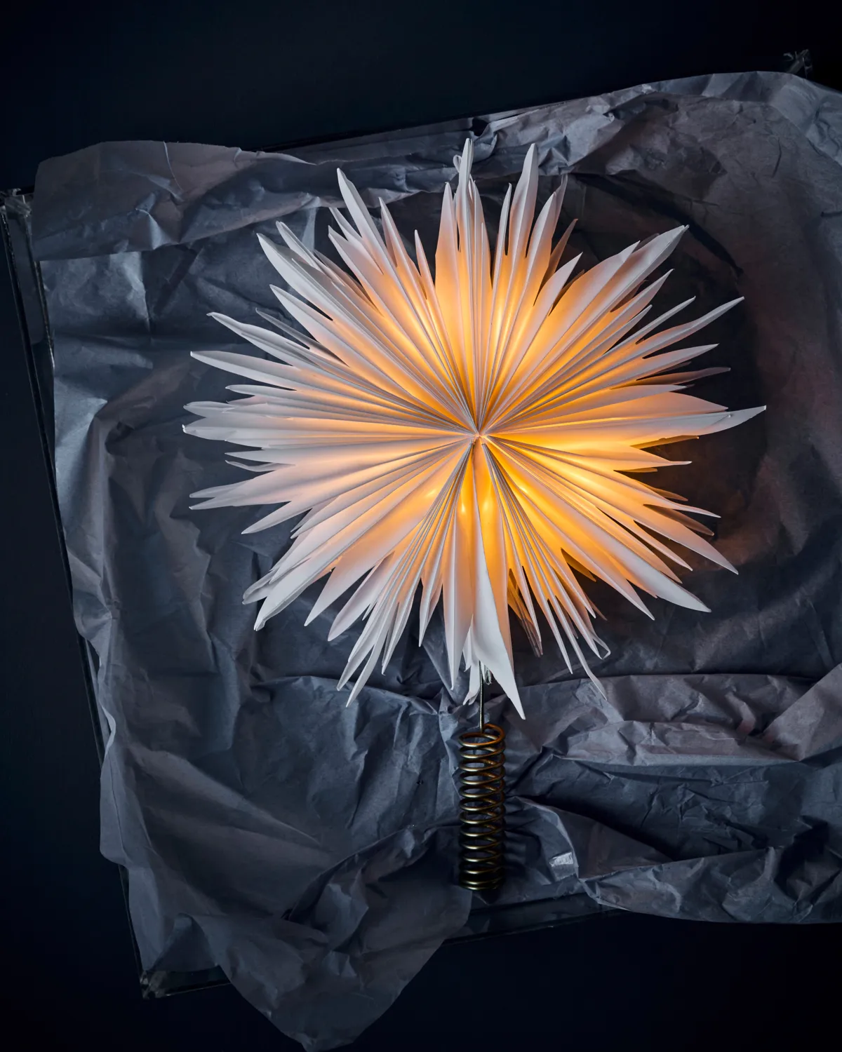 Gant estrela de topo Ø28 cm, Branco House Doctor