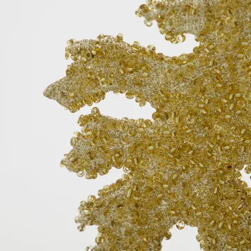 Glint enfeite para a árvore de Nata 10,5 cm 3 unidades - Glitter dourado - House Doctor