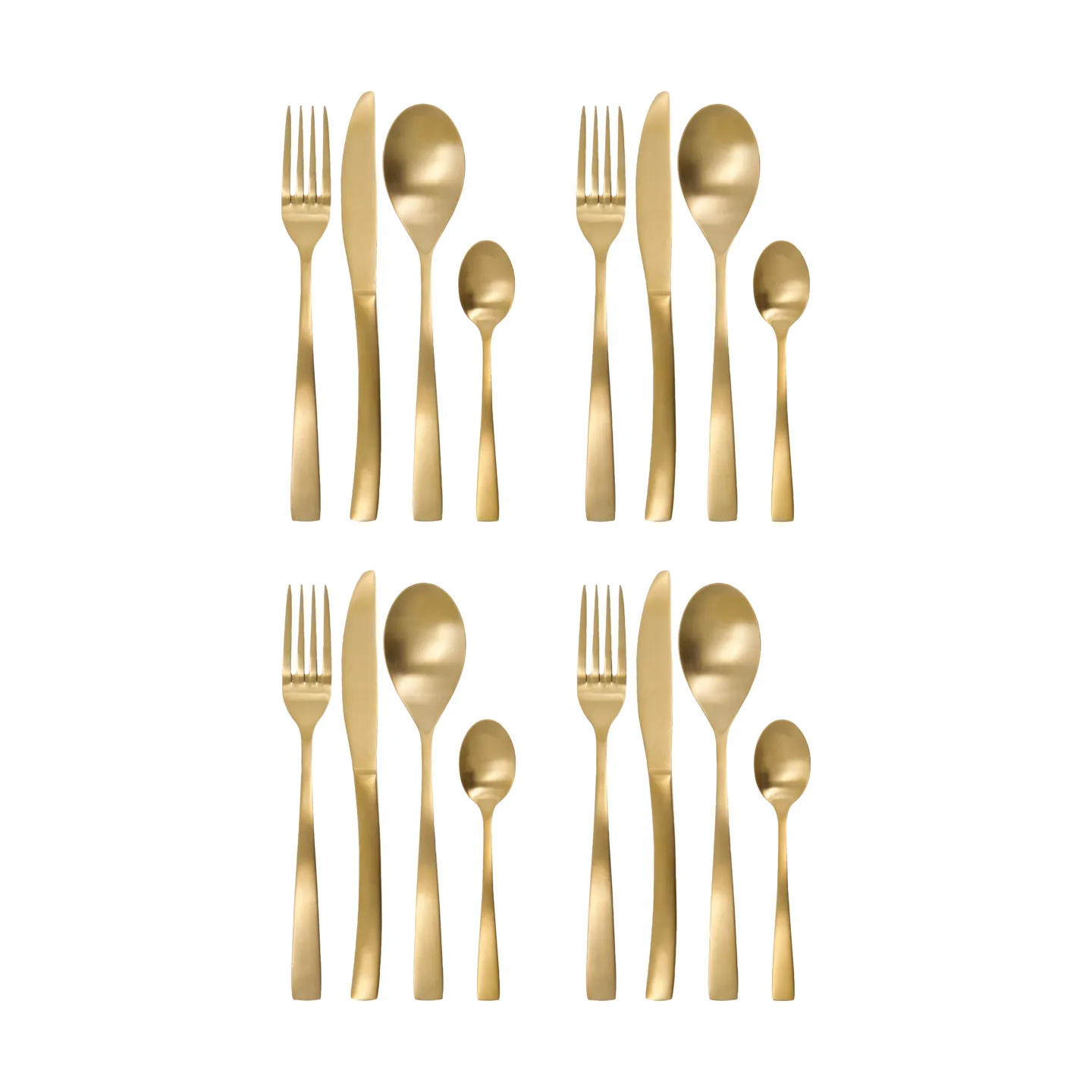 Golden conjunto de talheres 16 peças, Dourado House Doctor