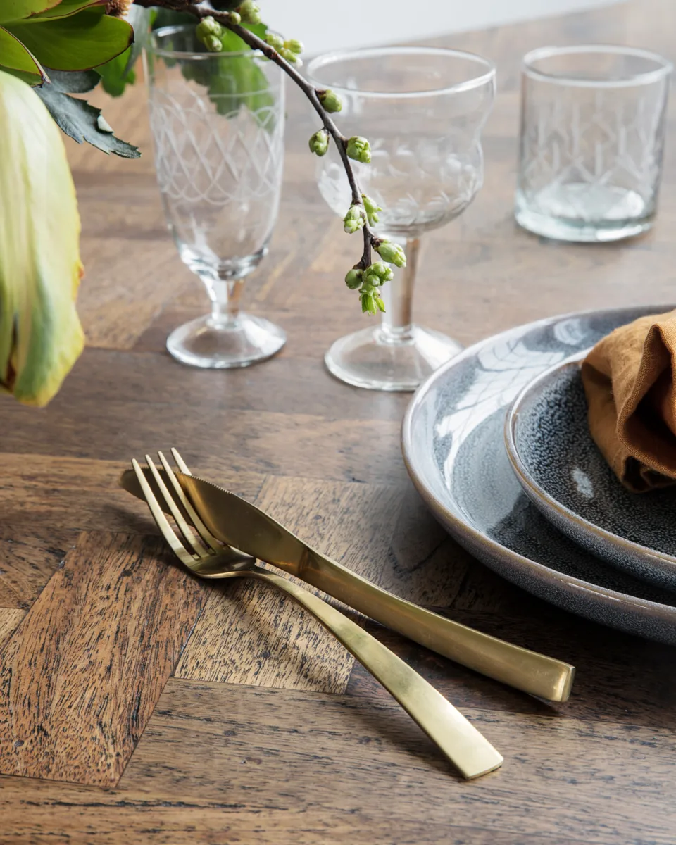 Golden conjunto de talheres 16 peças, Dourado House Doctor