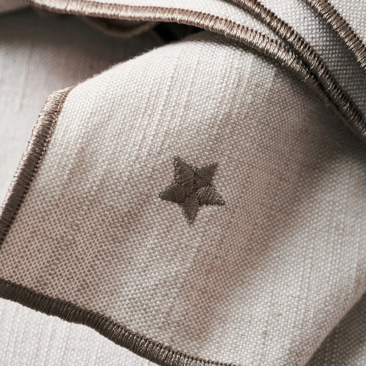Guardanapo de tecido Twinkle 40x40 cm 4 unidades , Taupe House Doctor