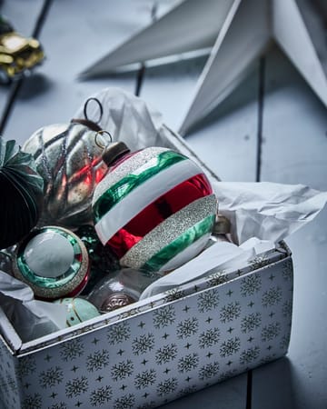 Happ bola de Natal Ø8 cm 4 un. - Multicolor - House Doctor
