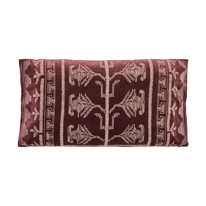 Harlov almofada decorativa - Chocolate negro, 40x80 cm - House Doctor