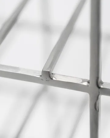 House Doctor suporte para vinho 12 garrafas 41x35 cm - Acabamento prateado - House Doctor