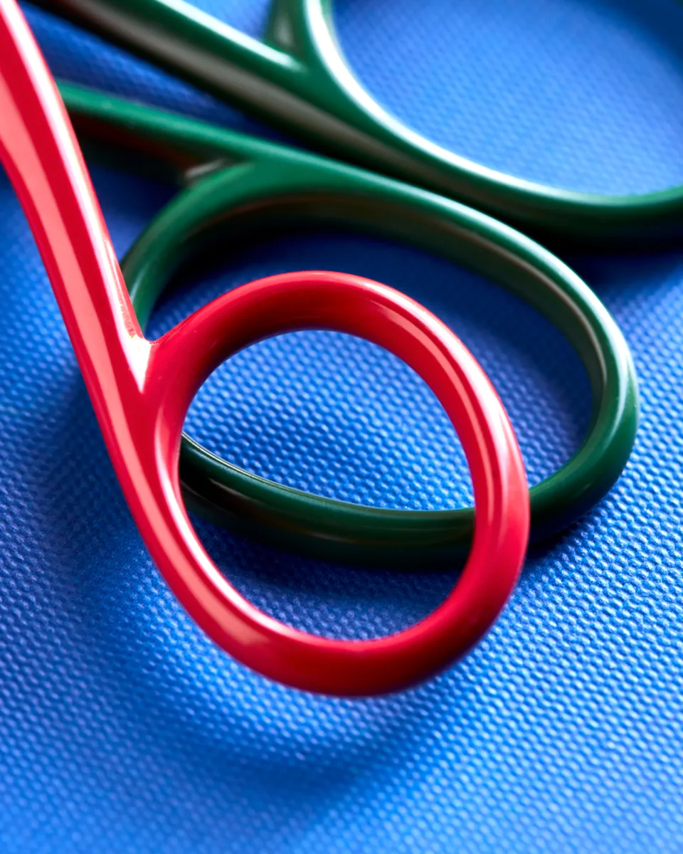 House Doctor tesouras 2 peças, Vermelho, verde House Doctor