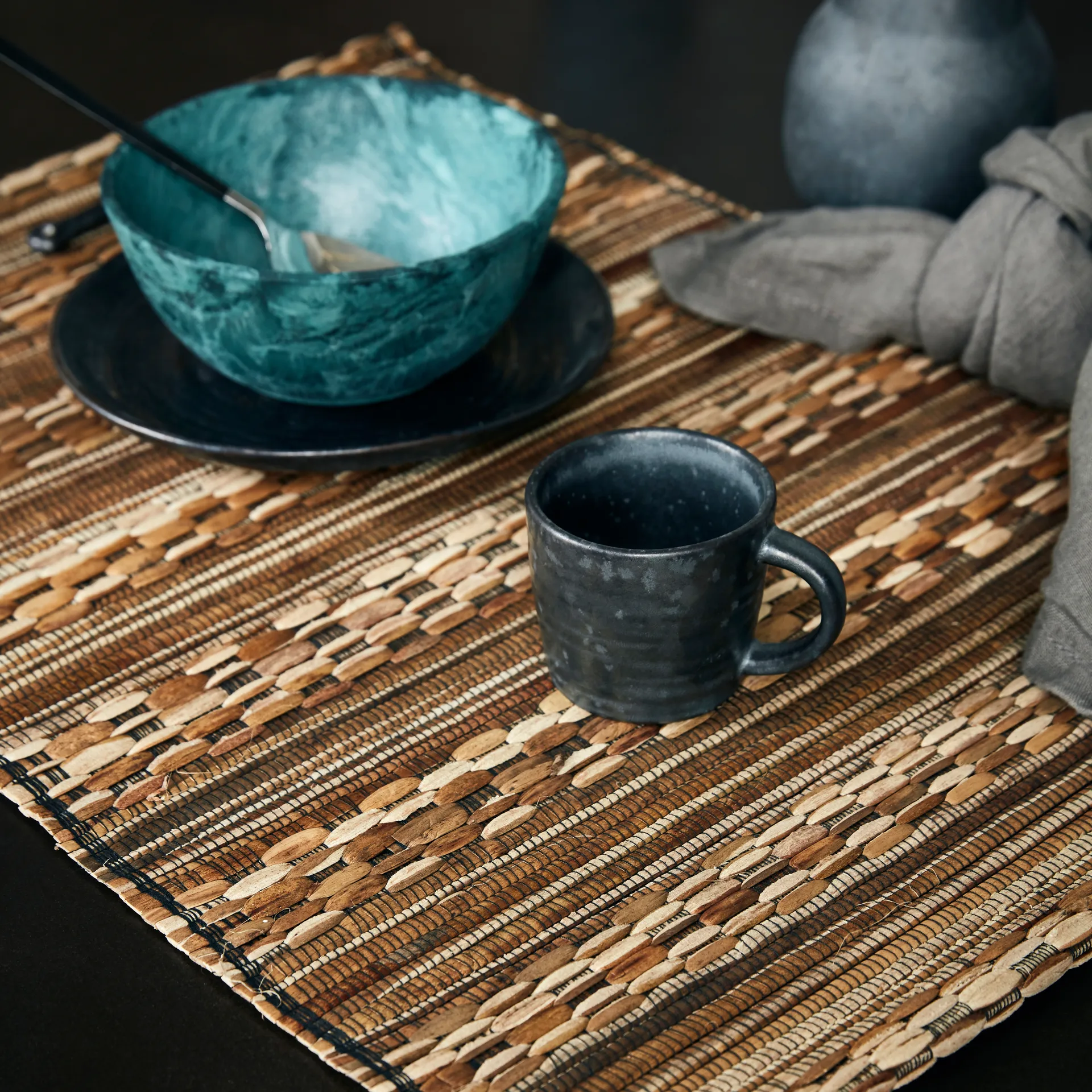 Individual de mesa Pivo 35x48 cm, conjunto de 4, natural House Doctor