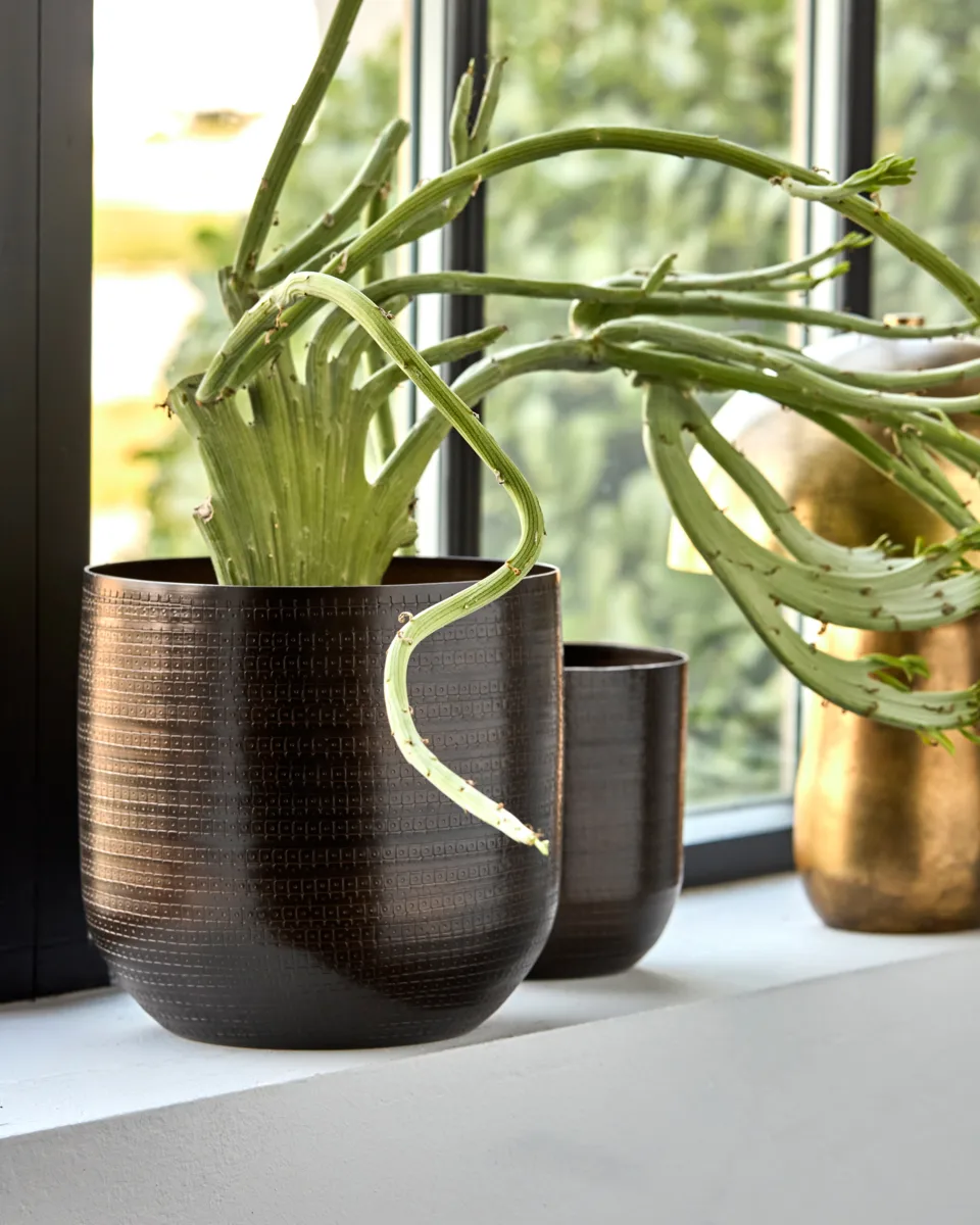 Irene vaso 2 peças, Antigo castanho House Doctor