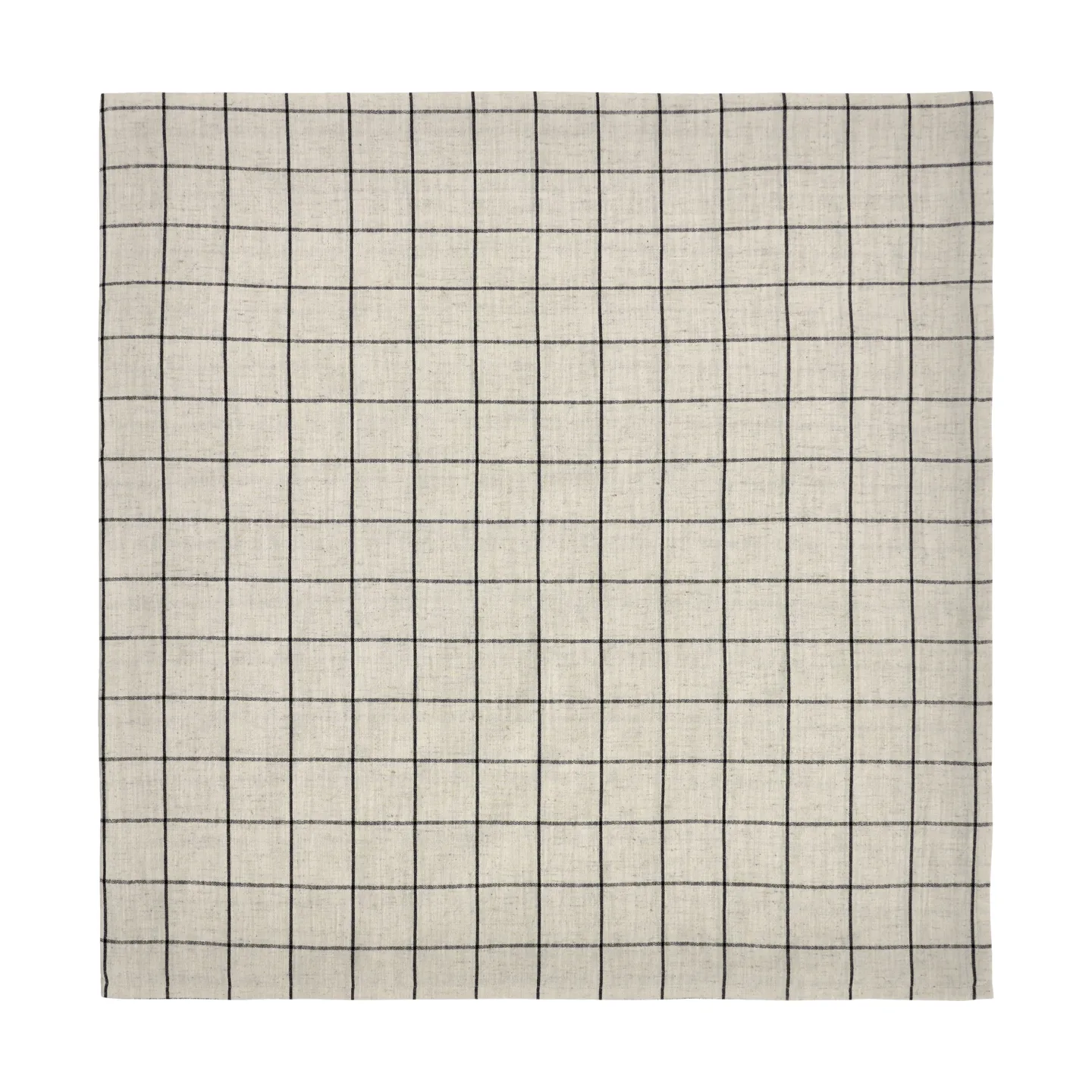 Join toalha de mesa 150x150 cm, Preto-branco sujo House Doctor