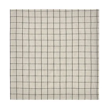 Join toalha de mesa 150x150 cm - Preto-branco sujo - House Doctor