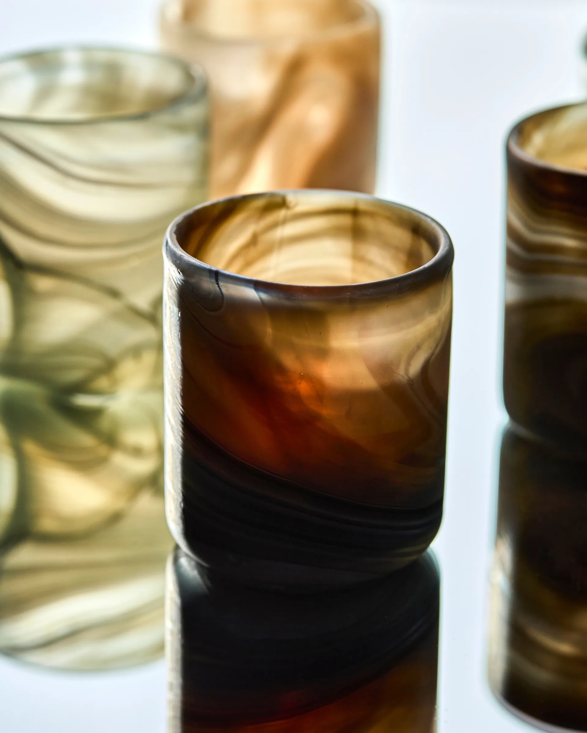 Kae suporte para vela Ø7x8 cm, Castanho House Doctor