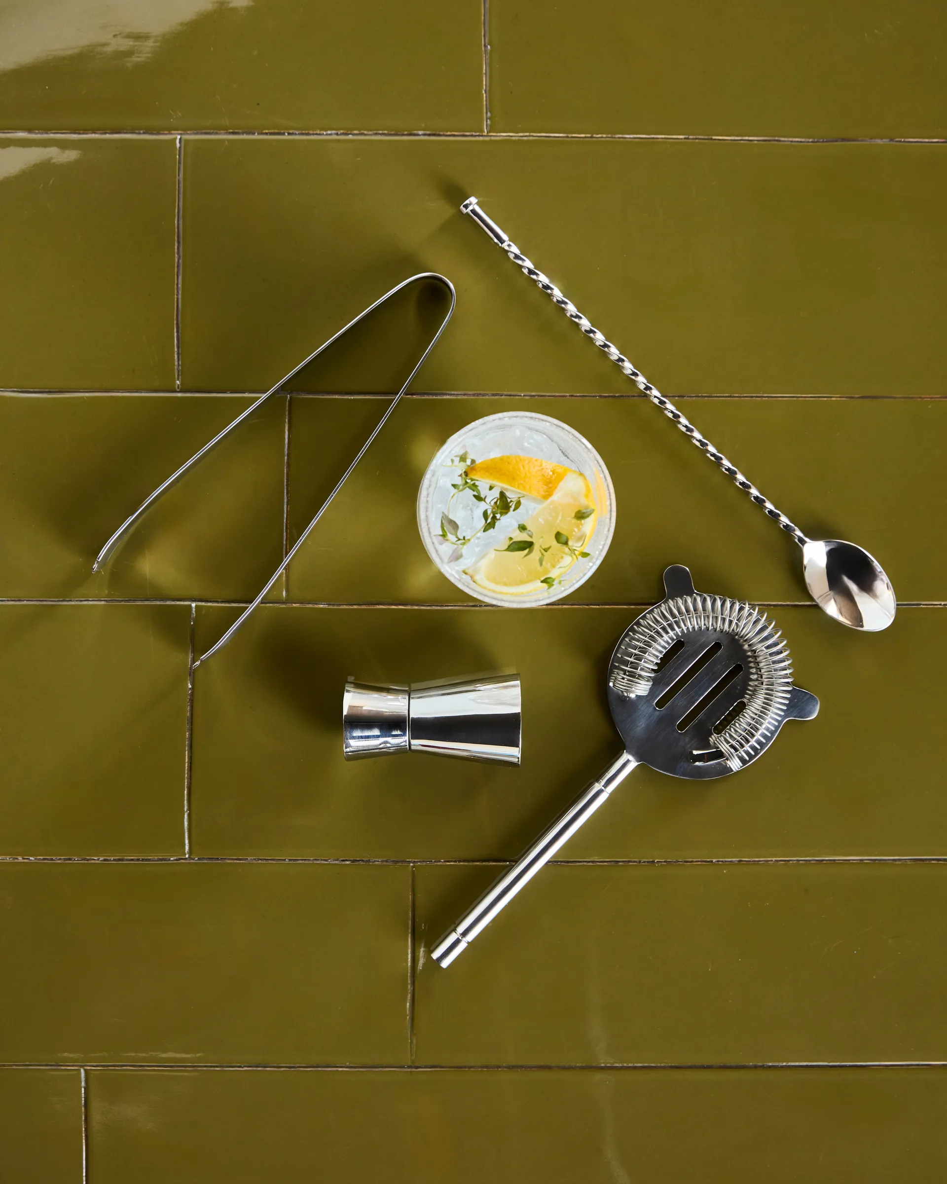 Kett conjunto de bar 4 peças, Acabamento prateado House Doctor