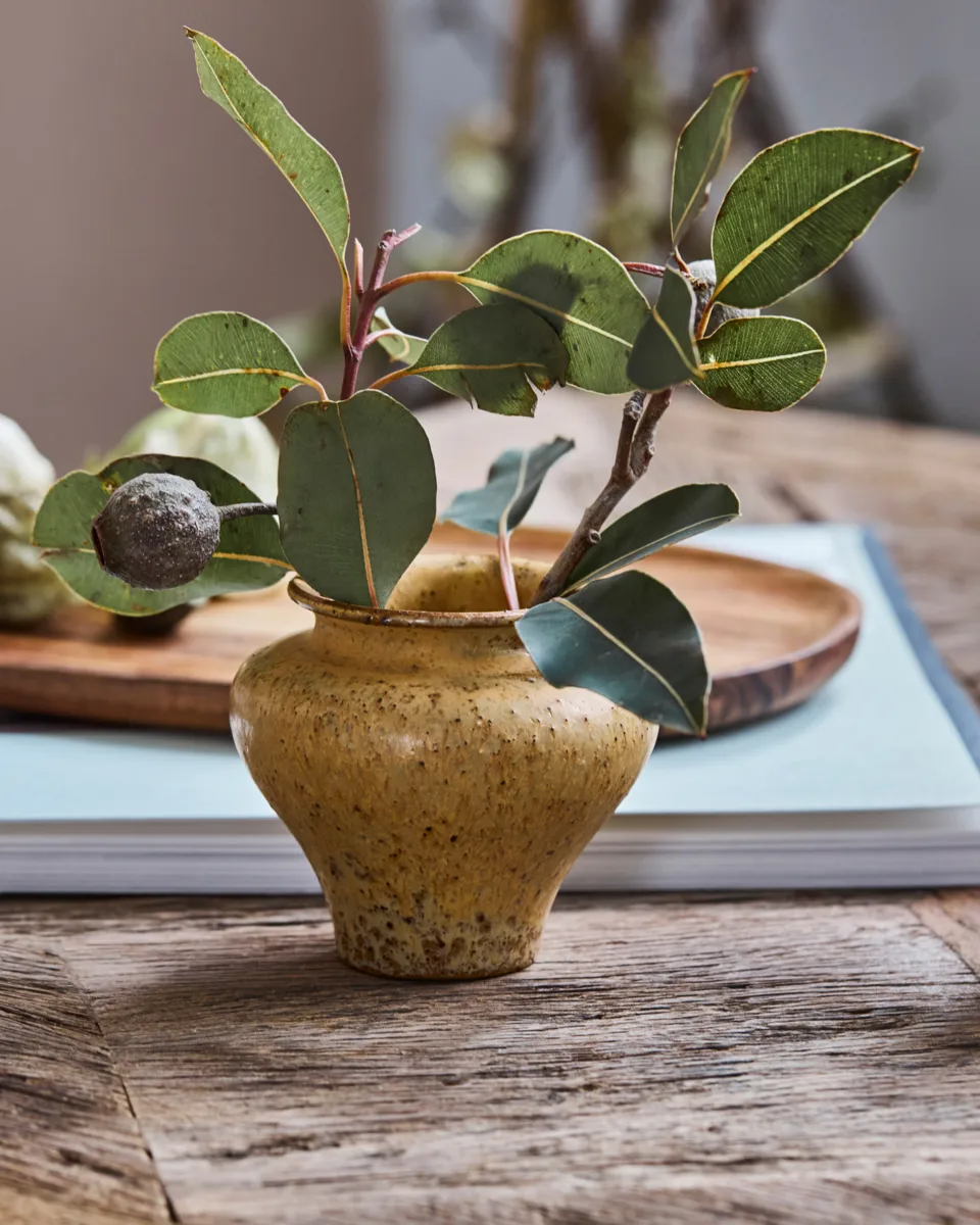 Kolo vaso, Mostarda amarela, 8,5 cm House Doctor