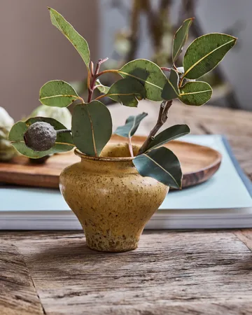 Kolo vaso - Mostarda amarela, 8,5 cm - House Doctor