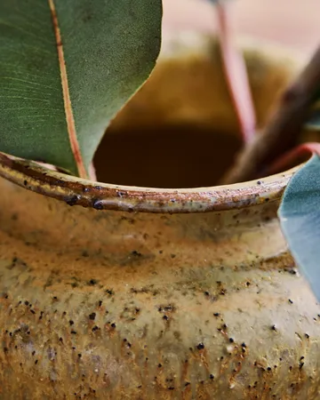 Kolo vaso - Mostarda amarela, 8,5 cm - House Doctor