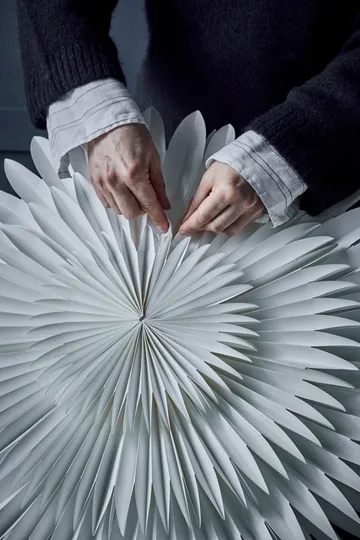 Layer estrela de Natal Ø60 cm - Branco - House Doctor