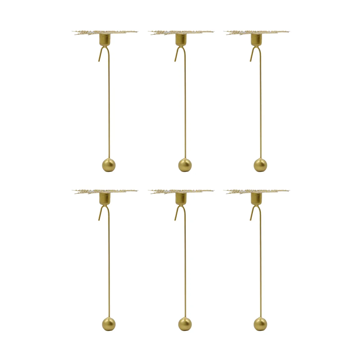 Leaves castiçal 4 unidades, Cor de latão antigo House Doctor