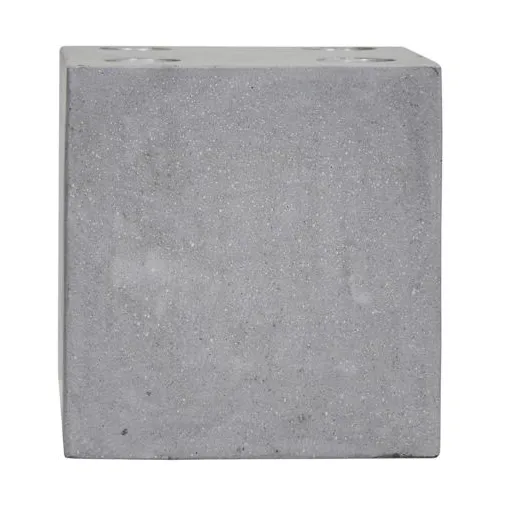 Marb castiçal 20x20x20 cm, Cinzento House Doctor